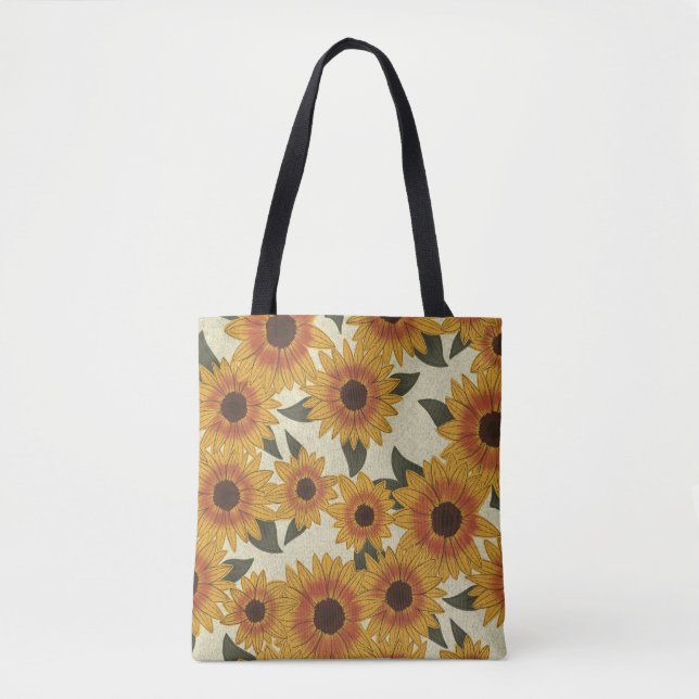 Summer Sunflowers Tote Bag (Front)