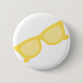 Summer sunglasses yellow hipster eyewear glasses 6 cm round badge