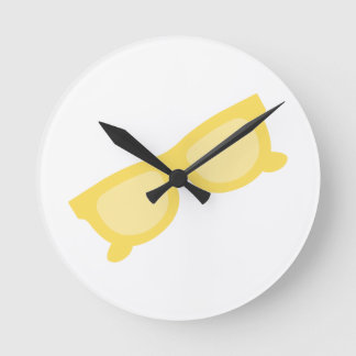 Summer sunglasses yellow hipster eyewear glasses round clock