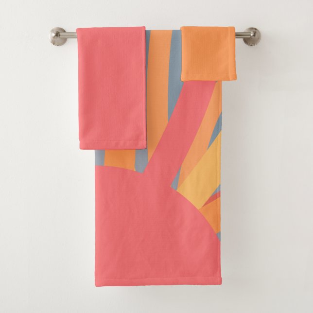 Summer Sunrise  Bath Towel Set (Insitu)