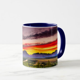 Summer Sunset at Snake River Overlook Mug