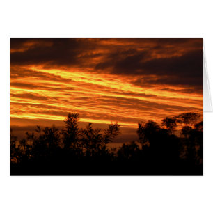Summer sunset in Canberra