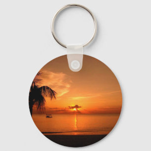 Summer Sunset Key Ring