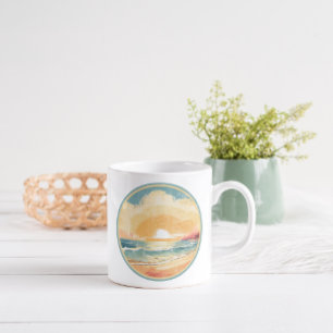 Summer Sunset Large Coffee Mug