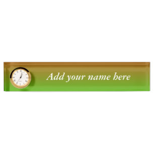 Summer Sunset Nameplate