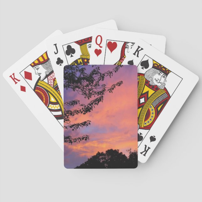 Summer Sunset Playing Cards (Back)