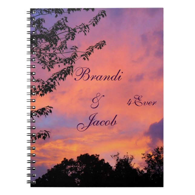 Summer Sunset Romance Notebooks *Personalise* (Front)