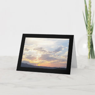 Summer Sunset- Song of Sol. 2:3 Greeting Card