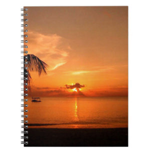 Summer Sunset Spiral Notebook
