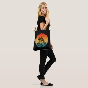 summer sunset sunrise vacation nature tote bag