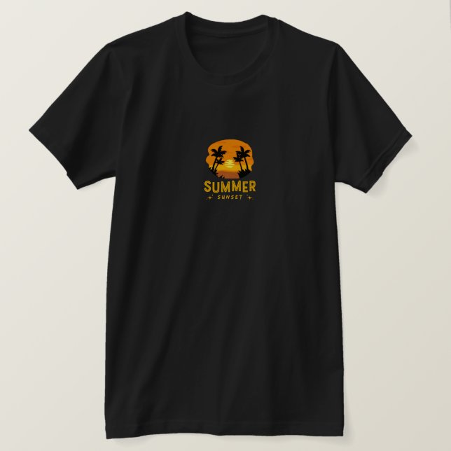 SUMMER SUNSET  T-Shirt (Design Front)