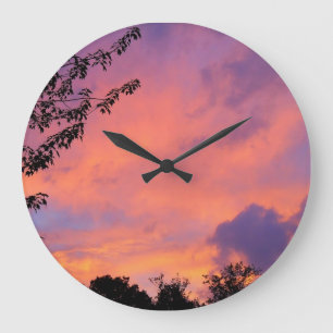 Summer Sunset Wall Clock