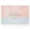 Summer Sunset Watercolor Wedding Guest Book