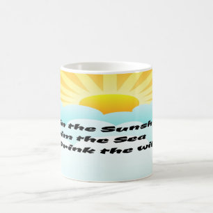 Summer Sunshine and Surf Coffee Mug