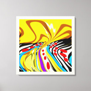 Summer sunshine art canvas print