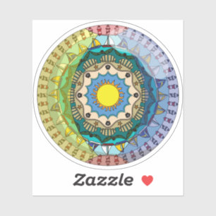 Summer Sunshine Contour Sticker