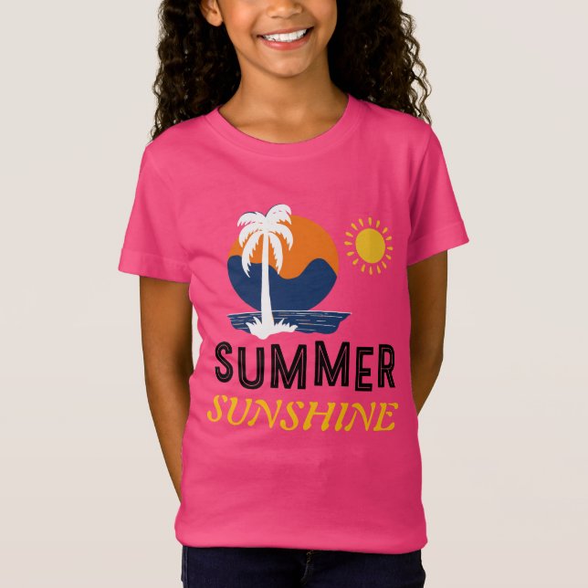Summer Sunshine Design T-Shirt (Front)