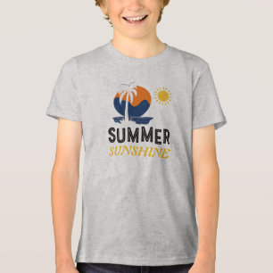 Summer Sunshine Design Tri-Blend Shirt