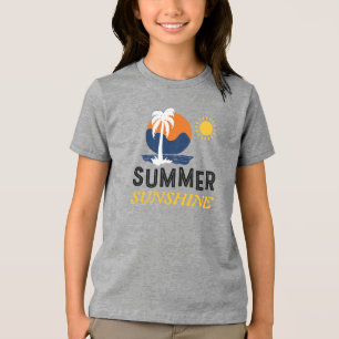 Summer Sunshine Design Tri-Blend Shirt
