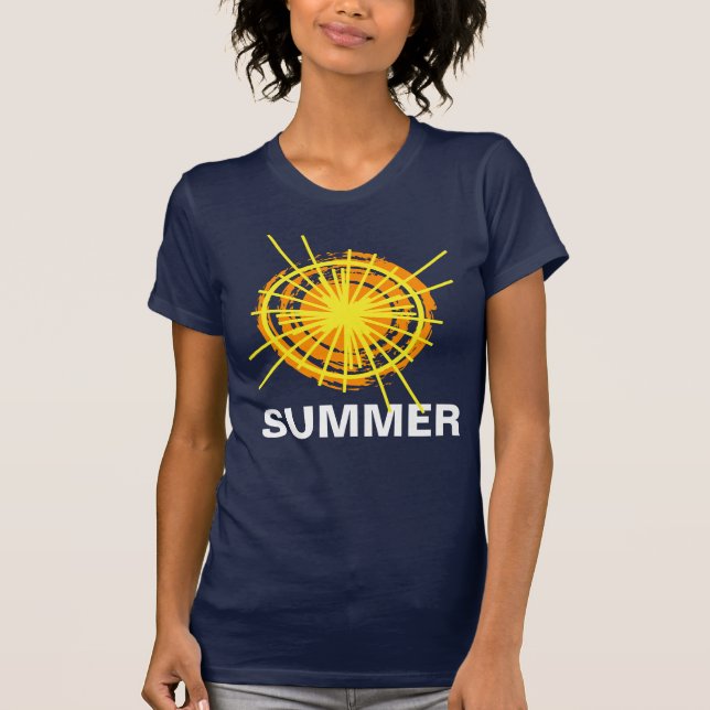 Summer Sunshine Funny customisable T-Shirt (Front)