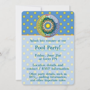 Summer Sunshine Party Invitation