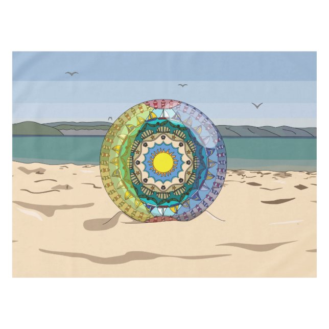 Summer Sunshine Tablecloth (Front (Horizontal))