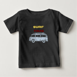 Summer Surf Time Baby Boy  T-Shirt