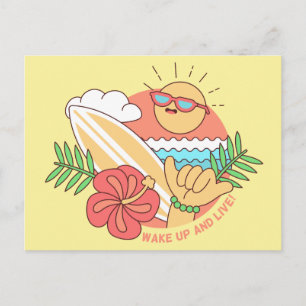 Summer Surfer postcard