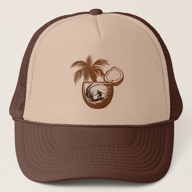 Summer Surfer Trucker Hat (Front)