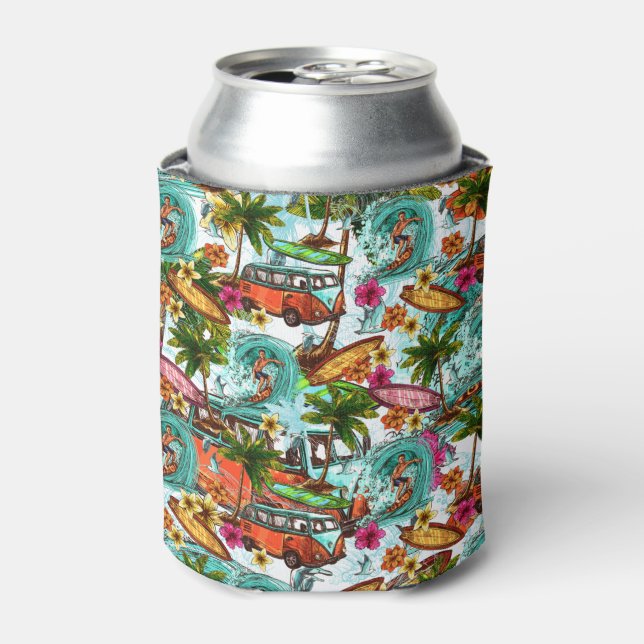 Summer surfing can cooler (Can Front)