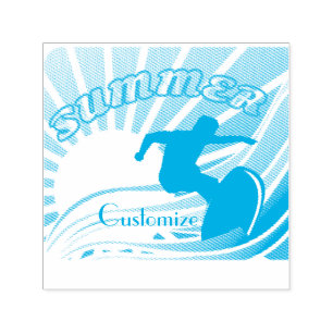 Summer Surfing Fun Thunder_Cove Self-inking Stamp