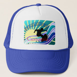 Summer Surfing Fun Thunder_Cove Trucker Hat