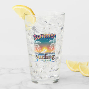 Summer - Surfing Is Most Fun Glass