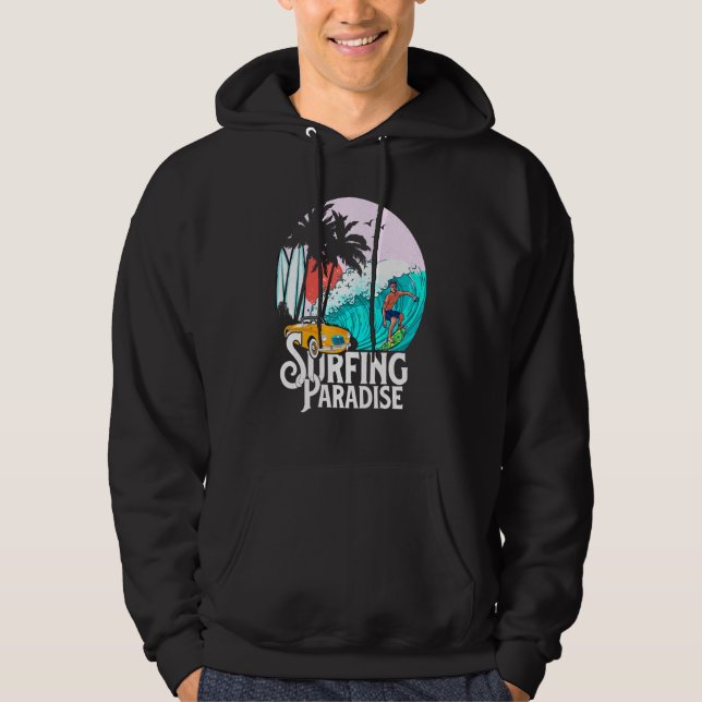 Summer Surfing Paradise Hoodie (Front)