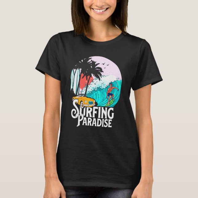 Summer Surfing Paradise T-Shirt (Front)