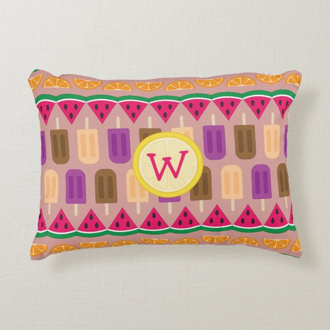Summer Sweets Accent Pillow (Front)