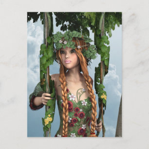 Summer Swing Postcard