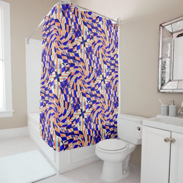 Summer Swirls...... Shower Curtain (In Situ)