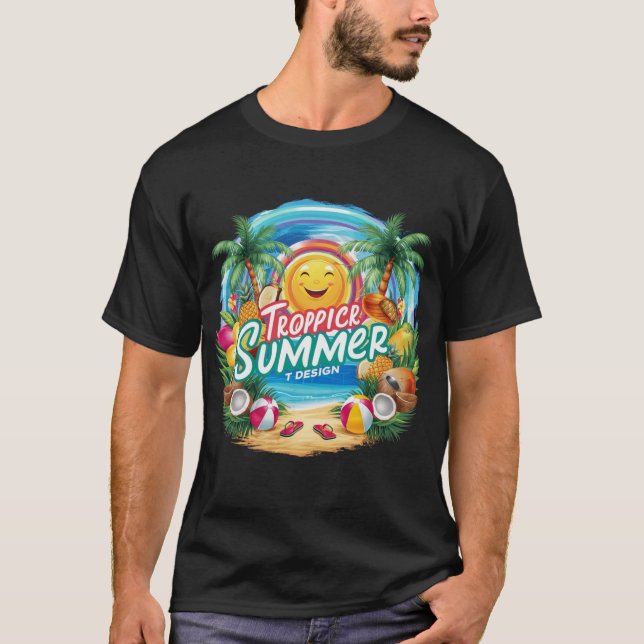 Summer t-shirt design bundle,summer surfing (Front)