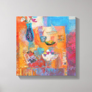 Summer Table Canvas Print