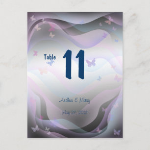 Summer Table Number Card