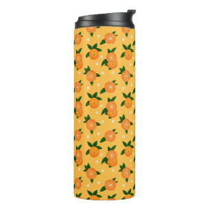 Summer Tangerines Thermal Tumbler