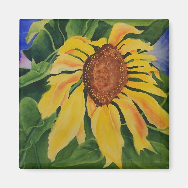 Summer Tango Sunflower Magnet (Front)