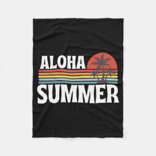 Summer Teacher Last Day Of School Vacation  Fleece Blanket