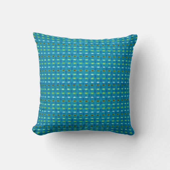 Summer Teal Cushion (Front)