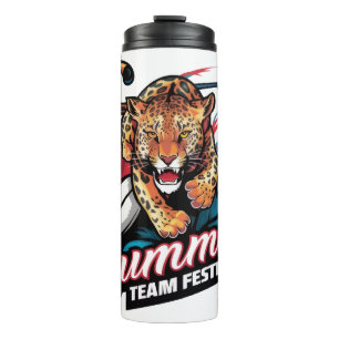 Summer team festival thermal tumbler