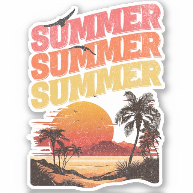 Summer text design (Front)