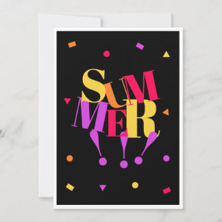 Summer thank you card