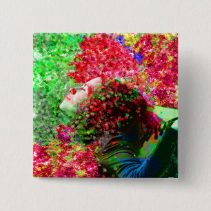 Summer Time 15 Cm Square Badge