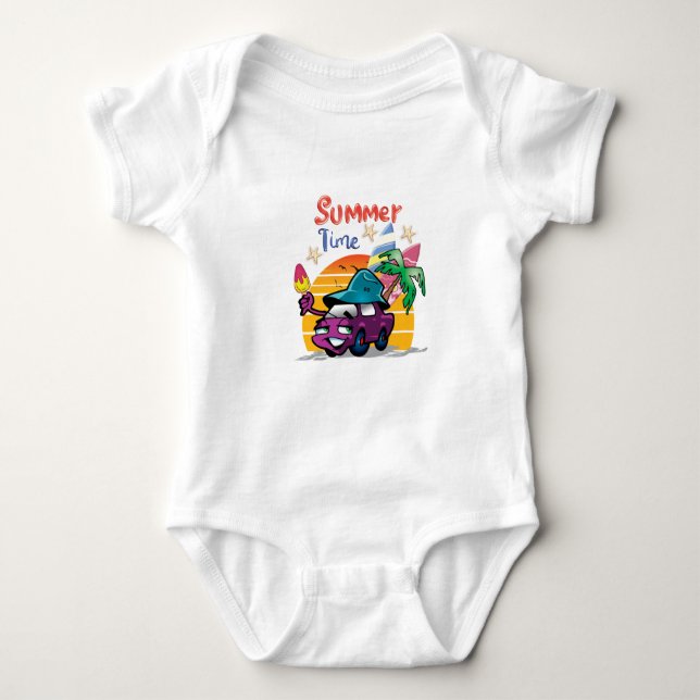 Summer Time Baby Bodysuit (Front)